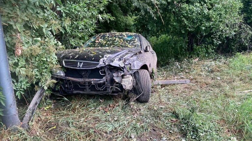 Wypadek wyglądał groźnie. Na szczęście nikomu z młodych ludzi nic poważnego się nie stało.