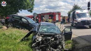 Do wypadku doszło wskutek nieustąpienia pierwszeństwa przez jednego z kierowców