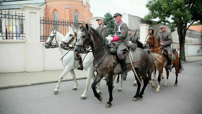Ułani przejechali przez Kraśnik