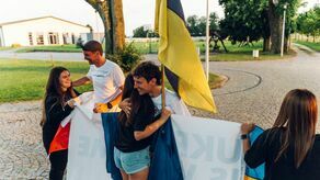 Litewscy biegacze zatrzymali się pod Białą Podlaską. Sztafeta zmierza do Wilna na szczyt NATO