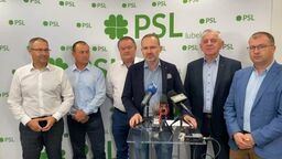 Konferencja prasowa polityków PSL i rolników