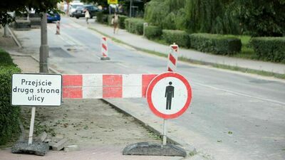 Ul. Popiełuszki w Lublinie. Tu też są utrudnienia