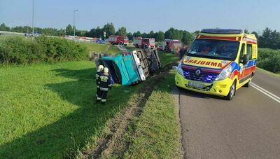 Wypadek autokaru z Białorusinami. Kierowcy nie ujdzie to na sucho