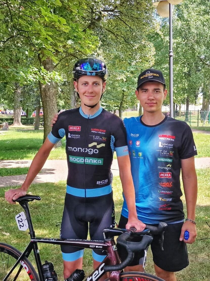 Paweł Szóstka (z lewej) osiągnął rewelacyjny wynik w Międzynarodowym Wyścigu Kolarskim „Solidarności” i Olimpijczyków