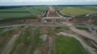 Prace przy A2 na odcinku Swory-Biała Podlaska