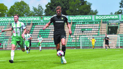 W meczu z Chełmianką zielono-czarni okazali się minimalnie lepsi