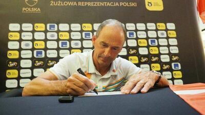 Hans Nielsen podczas spotkania z lubelskimi kibicami w 2016 roku