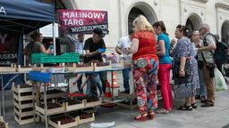 Plantatorzy od kilku dni protestują pod Ministerstwem Rolnictwa