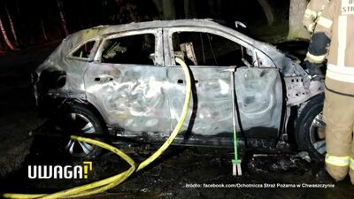 Jej "elektryk" spłonął w garażu. „Zostałam bez samochodu i z problemami”