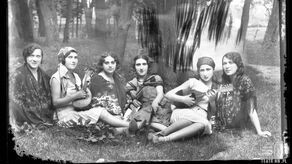 Fotografia z kolekcji szklanych negatywów ze strychu Rynku 4 w Lublinie