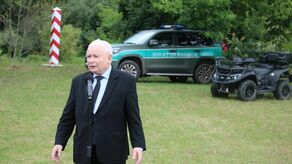 Jarosław Kaczyński w Kodniu: Budowa zapory na granicy będzie kontynuowana  