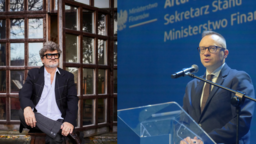 Od lewej: Janusz Palikot i Artur Soboń