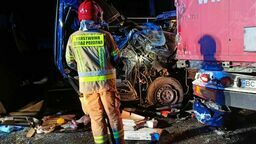 Lubelskie. Bus z Ukraińcami wjechał w ciężarówkę 