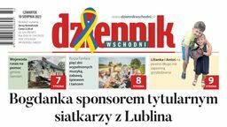 Strona pierwsza Dziennika Wschodniego z dnia 10 sierpnia 2023 r.