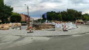 Rondo powstaje tuż przy wjeździe do Karuzeli 