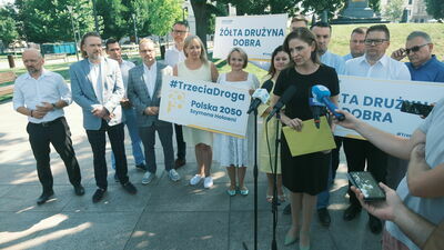 Poniedziałkowa konferencja lubelskich działaczy Polski 2050