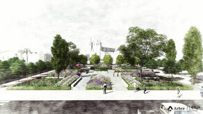 Po zakończeniu trwającego obecnie drugiego etapu rewitalizacji teren, na którym stał stary pwilon handlowy będzie nie tylko estetycznie zagospodarowany, ale też pełen roślin