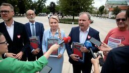 Wtorkowa konferencja prasowa polityków PO