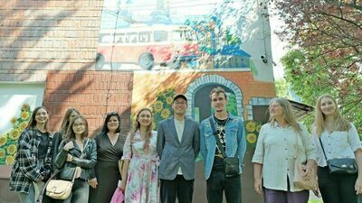 Nowy mural w Lublinie. Linia 55 wjechała na ścianę