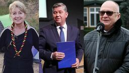 Od lewej: Beata Siedlecka, Jarosław Żaczek i Dariusz Szczygielski - najbogatsi samorządowcy w powiecie ryckim na stanowiskach władzy wykonawczej