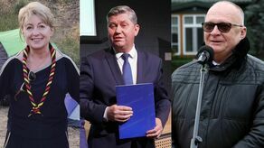 Od lewej: Beata Siedlecka, Jarosław Żaczek i Dariusz Szczygielski - najbogatsi samorządowcy w powiecie ryckim na stanowiskach władzy wykonawczej