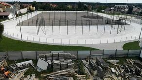 Biłgoraj: Boisko przy Budowlance już prawie gotowe (zdjęcia)