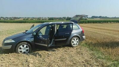 Ucieczka zakończyła się w polu