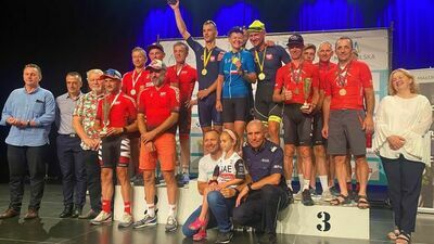 No i zajechali na podium. Policjanci z Zamościa w czołówce kolarskich zawodów