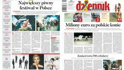 Strona 1. "Dziennika Wschodniego" z dnia 16 sierpnia 2023 r.