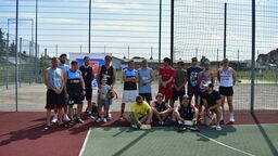 Uczestnicy fazy finałowej Turnieju o Puchar Burmistrza Piask