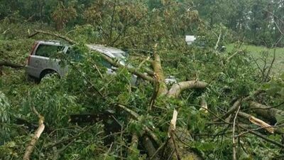 Strażacy wyjeżdżali do akcji aż 190 razy! Spore straty po niedzielnych burzach