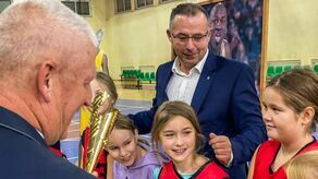 Rafał Wlizło był też trenerem drużyny koszykarek