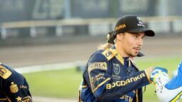 Dominik Kubera był jednym z liderów Lejonen w wygranej z Indianerną Kumla.