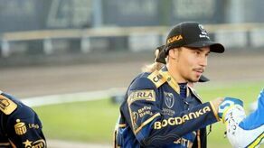 Dominik Kubera był jednym z liderów Lejonen w wygranej z Indianerną Kumla.