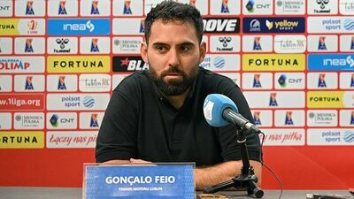 Goncalo Feio (Motor Lublin): Moja czerwona kartka to najlepszy przykład, jak ktoś jest uprzedzony do kogoś