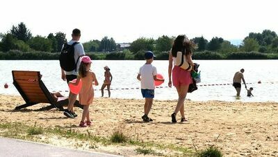 Kąpielisko nad zalewem zamojskim czynne będzie jeszcze przez tydzień, do niedzieli włącznie.