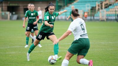 W meczu ze Śląskiem Górnik (zielone stroje) nie miał problemów z oddawaniem strzałów i zdobywaniem bramek