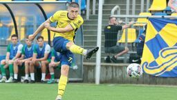 Szymon Rak zdobył pierwszego gola dla Avii w meczu z KSZO