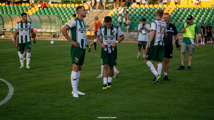 Piłkarze Chełmianki byli o włos od zdobycia trzech punktów na trudnym terenie w Połańcu