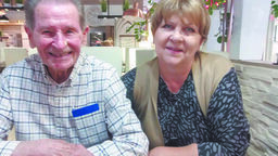 Bronisław Waligóra z żoną Renatą