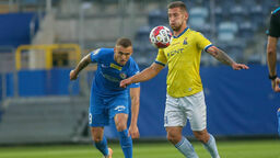 Bartosz Wolski w meczu z Wisłą Kraków obejrzał czerwoną kartkę