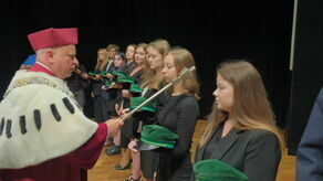 Stuletni profesor i minister z dobrą nowiną na inauguracji roku na Uniwersytecie Przyrodniczym