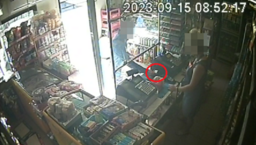 Sprawcę udało się namierzyć m.in. za pomocą nagrań z monitoringu