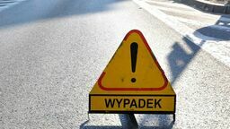 Do wystrzału opony doszło na wysokości miejscowości Dys