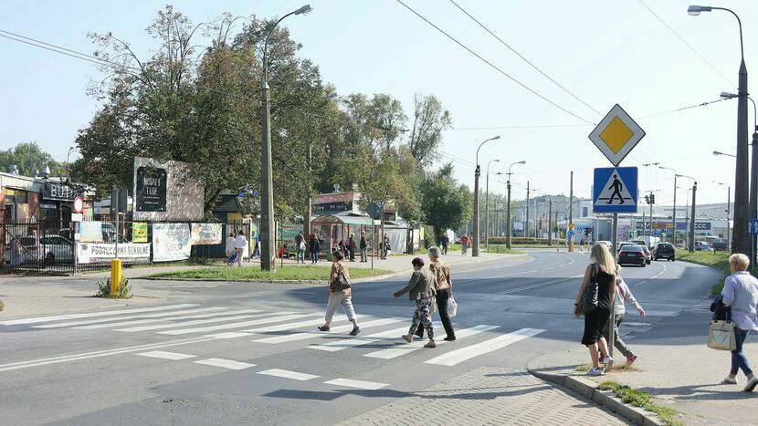 Na przejściu przez ul. Zana przy skrzyżowaniu z ul. Krasińskiego ma pojawić się wysepka dla pieszych