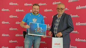 Pan Michał kocha żużel i nurkowanie. Dostał od nas telewizor!