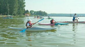 Młodzi kajakarze rywalizowali na Zalewie Zemborzyckim 