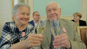 Państwo Elżbieta i Andrzej Krychowscy świętowali szmaragdowe gody.