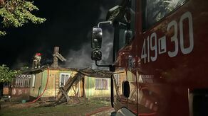 Pożar strawił poddasze. Straty oszacowano na 300 tys. zł