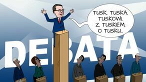 Debata w krzywym zwierciadle Tomka Wilczkiewicza